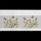 Gotowe zazdrostki w żonkile - wiosenne zazdrostki do okna - Flora - 30x150