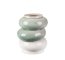 KREMOWO MIĘTOWY WAZON ~ FIKUŚNY WAZON W STYL BOHO ~ OZDOBNY WAZON CERAMICZNY ~ LIANA4