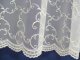 ELEGANCKA FIRANA Z TIULU - TIUL HAFTOWANY ~ "POLITO" KREM ~ 300 ~ KUPON 1,95M