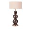 ELEGANCKA LAMPA STOJĄCA ~ KLASYCZNA LAMPA ZE SZKLANĄ NOGĄ ~ FABIO-01