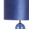 NOWOCZESNA LAMPA STOJĄCA ~ GRANATOWO SREBRNA LAMPA DEKORACYJNA ~ IRIS-01