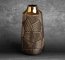 CZARNO ZŁOTY WAZON DEKORACYJNY W STYLU GLAMOUR ~ WAZON CERAMICZNY ~ EMMI/05