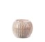 KLASYCZNY BEŻOWY ŚWIECZNIK DEKORACYJNY ~ ELEGANCKI ŚWIECZNIK CERAMICZNY ~ EDNA-01
