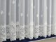 ELEGANCKA FIRANA Z ETAMINY ~ ETAMINA HAFTOWANA W ORNAMENTY ~ "KATIA" KREM ~ 290