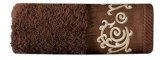 RĘCZNIK FROTTE ~ RE/ANNA/02/BRĄZ ~ BRĄZ ~ 70cm x 140cm