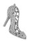 OZDOBA CHOINKOWA SW/OZD/BUCIK/3-2 ~ BUT ~ SREBRO ~ kpl. 6szt