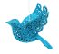 OZDOBA CHOINKOWA SW/OZD/BIRD/10-5 ~ PTAK ~ TURKUS ~ kpl. 6szt