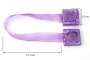 MAGNES DO FIRAN I ZASŁON ~ UPINACZ DEKORACYJNY Z MAGNESEM ~ M/16 ~ FIOLET ~ 2 SZT