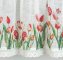 Gotowe zazdrostki w tulipany - prowansalskie zazdrostki z tunelem - Stella - 30x150