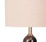 ELEGANCKA LAMPA STOJĄCA ~ KLASYCZNA LAMPA ZE SZKLANĄ NOGĄ ~ FABIO-01
