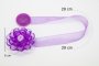 MAGNES DO FIRAN I ZASŁON ~ UPINACZ DEKORACYJNY Z MAGNESEM ~ M/65 ~ FIOLET ~ 2 SZT