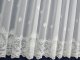 ELEGANCKA FIRANA Z ETAMINY ~ ETAMINA HAFTOWANA W ORNAMENTY ~ "KATIA" KREM ~ 290