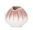 KREMOWO RÓŻOWY WAZON DEKORACYJNY ~ PASTELOWY WAZON CERAMICZNY ~ EVITA-04