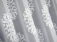 ELEGANCKIE FIRANY W ORNAMENTY ~ FIRANA Z DUŻYM WZOREM NA PANELE I EKRANY ~ "PRESTA" BIEL ~ 290