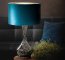NOWOCZESNA LAMPA Z WELUROWYM ABAŻUREM ~ LAMPA STOJĄCA W STYLU GLAMOUR ~ ADA-03