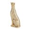 NOWOCZESNA FIGURKA DEKORACYJNA W STYLU GLAMOUR ~ ZŁOTA PANTERA CERAMICZNA ~ HARIS-3