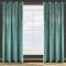 GOTOWE ZASŁONY W STYLU GLAMOUR NA PRZELOTKACH Z WELURU MOLY ~ nr 1618 ~ 1,40m x 2,50m