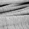 NOWOCZESNY KOC Z PLUSZU W GEOMETRYCZNY WZÓR ~ CINDY4 ~ SREBRO ~ 170x210