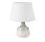 KREMOWO MIĘTOWA LAMPA ~ CERAMICZNA LAMPA W STYL BOHO ~ LAMPA OZDOBNA ~ LIANA1
