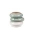 KREMOWO MIĘTOWY WAZON ~ FIKUŚNY WAZON W STYL BOHO ~ OZDOBNY WAZON CERAMICZNY ~ LIANA3