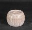 KLASYCZNY BEŻOWY ŚWIECZNIK DEKORACYJNY ~ ELEGANCKI ŚWIECZNIK CERAMICZNY ~ EDNA-01