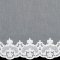 KRÓTKA FIRANA DO SALONU ~ BIAŁA, DELIKATNA FIRANA DO OKNA ~ "MORE" ~ 160