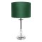 NOWOCZESNA LAMPA W STYLU GLAMOUR ~ ZIELONO SREBRNA LAMPA ~ MONIK-04