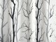 ZASŁONY W STYLU SKANDYNAWSKIM - TKANINA NA ZASŁONY W DRZEWA ~ "TREES" ~ 150 ~ KUPON 0,50M