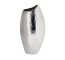 SREBRNY WAZON W STYLU GLAMOUR ~ NOWOCZESNY WAZON DEKORACYJNY ~ ERNA-1-03