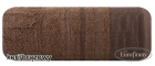 EKSKLUZYWNY RĘCZNIK FROTTE ~ RE/KERI/04/BRĄZ ~ BRĄZOWY ~ 70cm x 140cm