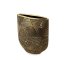 CZARNO ZŁOTY WAZON DEKORACYJNY W STYLU GLAMOUR ~ WAZON CERAMICZNY ~ EMMI/01