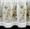 Gotowe zazdrostki w żonkile - wiosenne zazdrostki do okna - Flora - 30x150