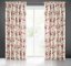 ELEGANCKIE GOTOWE ZASŁONY NA TAŚMIE W KWIATY Z WELURU LILLIE ~ nr 211 ~ 1,40m x 2,70m
