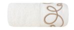 RĘCZNIK FROTTE ~ RE/RING/11/K+BEŻ  ~ KREM + BEŻ ~ 50cm x 90cm