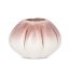 KREMOWO RÓŻOWY WAZON DEKORACYJNY ~ PASTELOWY WAZON CERAMICZNY ~ EVITA-03