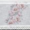 Prowansalskie gotowe zazdrostki z kwiatem magnolii - zazdroski babuni - Suzy - 30x150