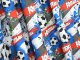 DZIECIĘCE ZASŁONY DLA CHŁOPCÓW - ZASŁONY BAWEŁNIANE ~ "FOOTBALL" MIX ~ 160 ~ KUPON 1,25M