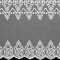 DŁUGIE FIRANY NA METRY ~ ELEGANCKIE FIRANY HAFTOWANE DO SALONU ~ "DARLA" BIEL ~ 295