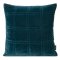 WELUROWA POSZEWKA DEKORACYJNA ~ KRISTIN/2 ~ 45x45 ~ GRANAT