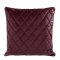 WELUROWA POSZEWKA DEKORACYJNA ~ VELVET/27/D ~ 45x45 ~ BORDO