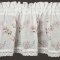Prowansalskie zazdrostki w kwiaty magnolie - kuchenne zazdroski gotowe retro - "Amelia" - 30x150