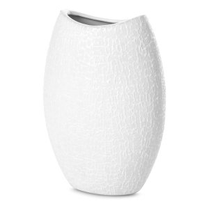 NOWOCZESNY WAZON DEKORACYJNY ~ BIAŁY WAZON CERAMICZNY ~ RISO/4