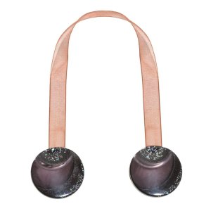 Magnes do firan i zasłon - Upinacz dekoracyjny z magnesem - M/109 - brąz