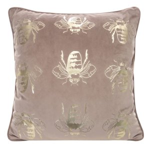 POSZEWKA DEKORACYJNA ~ BLINK/15/J ~ 45x45 ~ R&Oacute;Ż + ZŁOTO