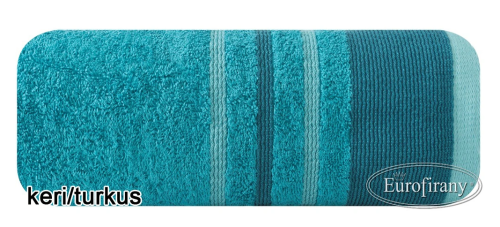 EKSKLUZYWNY RĘCZNIK FROTTE ~ RE/KERI/07/TURK ~ TURKUS ~ 70cm x 140cm