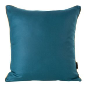 EKSKLUZYWNA POSZEWKA DEKORACYJNA ~ PREMIUM/PL/8 ~ 45x45 ~ CIEMNY TURKUS + ZŁOTO