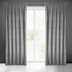 GOTOWE ZASŁONY W STYLU GLAMOUR NA TAŚMIE Z WELURU AURORA ~ nr 213 ~ 1,40m x 2,70m