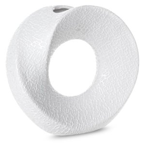 NOWOCZESNY WAZON DEKORACYJNY ~ BIAŁY WAZON CERAMICZNY ~ RISO/6