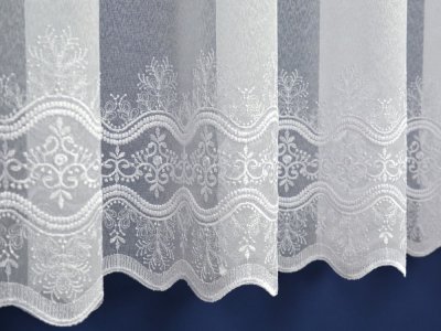 DELIKATNA FIRANA HAFTOWANA ~ MARKIZETA HAFTOWANA ~ "AXON I" BIEL ~ 190
