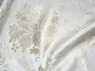 Elegancka tkanina na zasłony do salonu - zasłony w ornamenty na metry - "Eliz" - 150